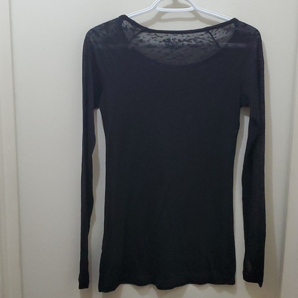 🔵2 for $15🔵 JUICY COUTURE BLACK SHEER TOP - Picture 5 of 6